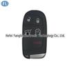 Compatible 4+1 Button Smart Key for Jeep Renegade with 433MHz 4A Chip