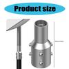 Mast Reducer Joint Socket for Second Generation Satellite Dish, Pipe Adapter Easy Installation Secure Antenna Mounting