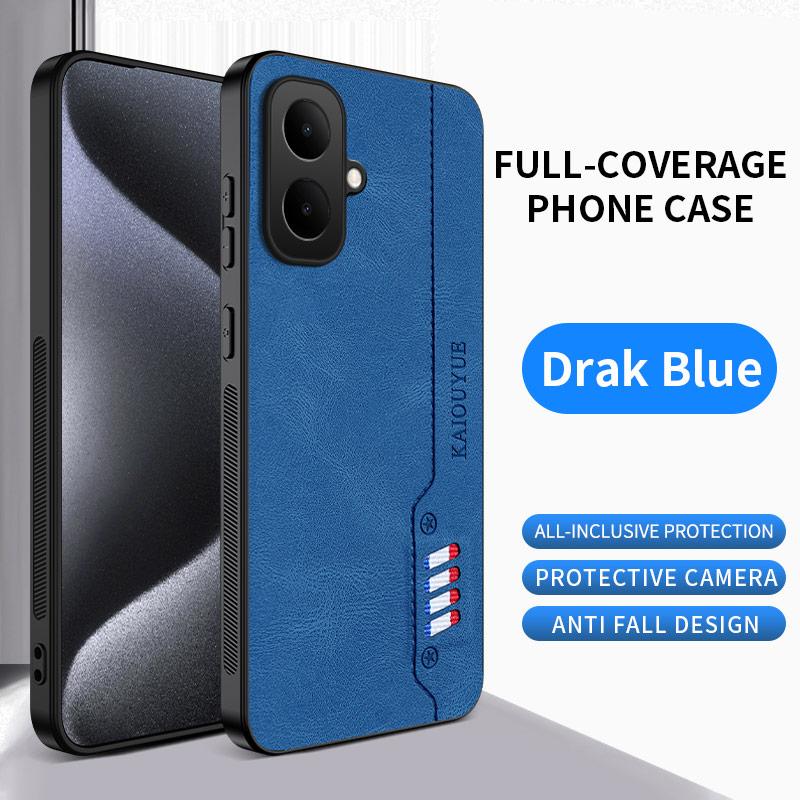 Stitching Color Retro Matte Leather Case For Infinix Smart 10 9 8 Zero 40 GT 30 Pro Full Cover Camera Protector Anti Slide Shell