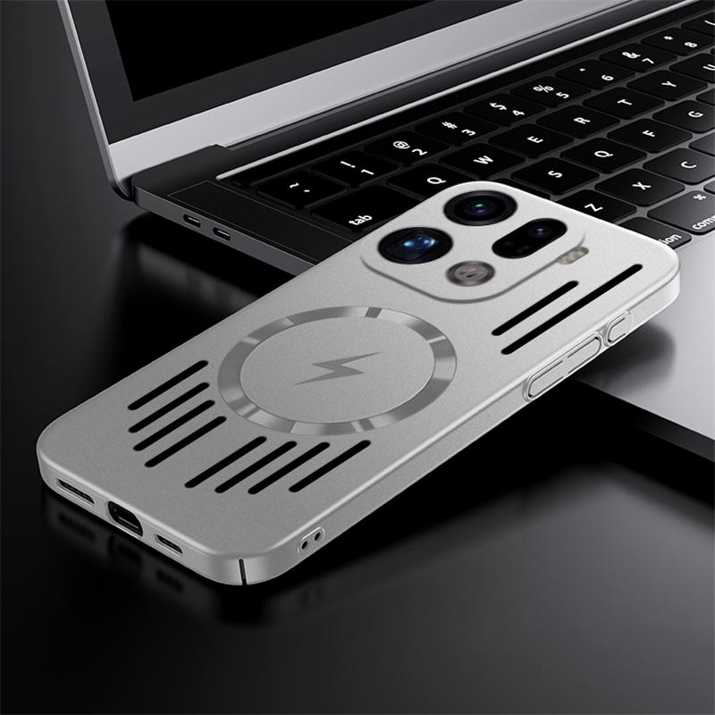 For Magsafe Magnetic Soft PC Slim Thin Heat Dissipation Phone Case for Oneplus 15 13 13R 13T 12R Cover Cases