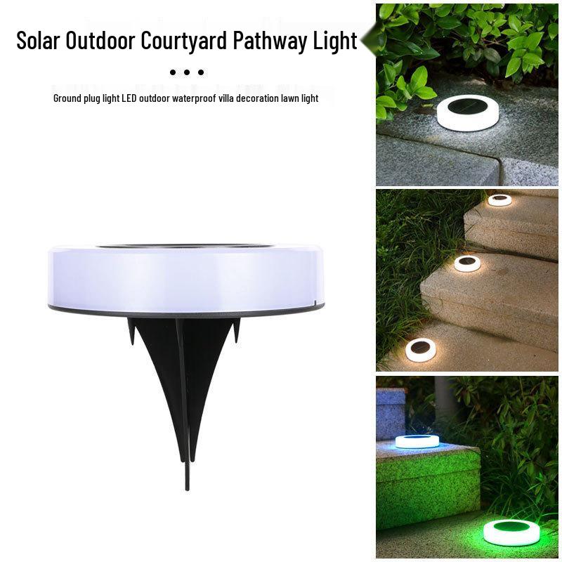 Outdoor Solar Waterproof Frosted Pathway and Deck Light