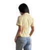 Women's Summer New Casual Versatile V-Neck Striped Short Sleeve Shirt Top