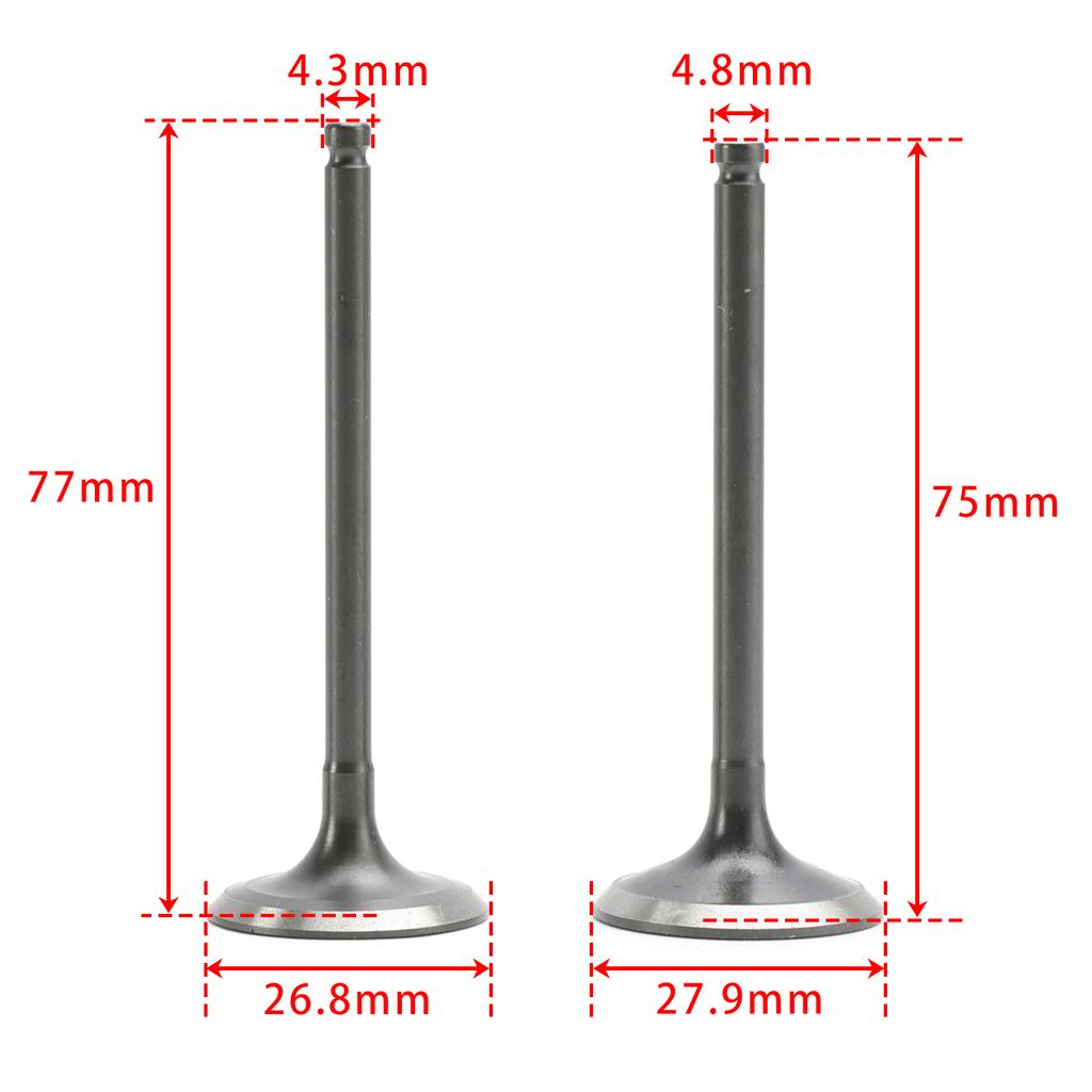 Cylinder Head Valves Seals Gaskets Kit for Yamaha YFZ450R YFZ 450 R 2009-2023