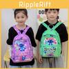 Cute Love Bubble Ice Cream Lilo Angel Stitch Cartoon Printed Children Backpack For School And Outdoor Use
