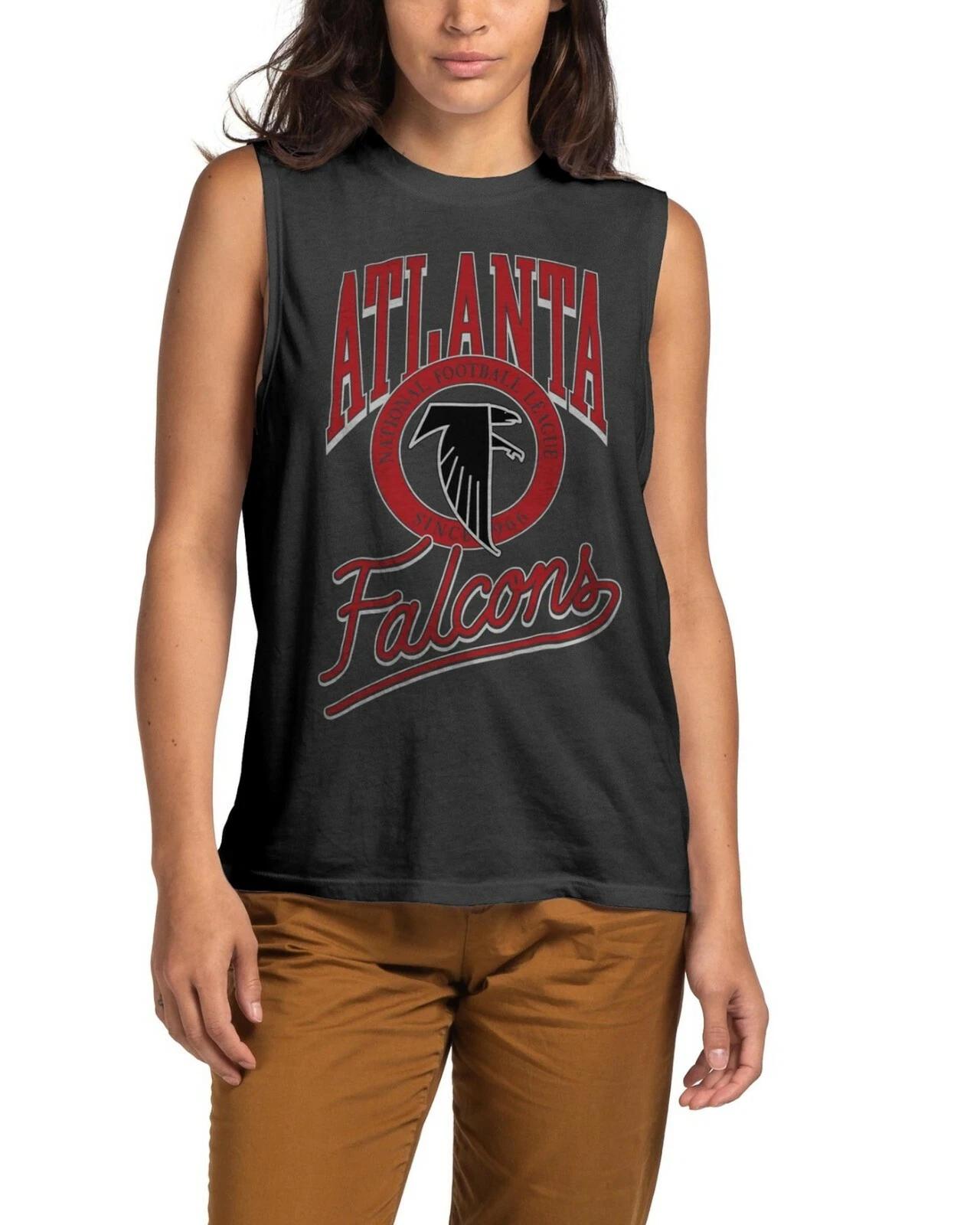 Junk Food Womens Atlanta Falcons Vintage Muscle Tank Shirt New XXS-2XL L