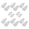 8 Pairs Toe Separator Silicone Soft Elastic Toe Corrector Spacer for Overlapping Toe Bunion Alignment