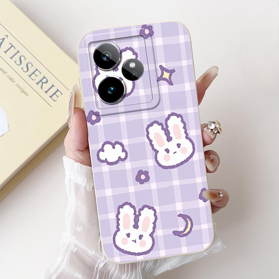 For Realme GT 7 5G Case RMX5061 Cute Cartoon Fashion Painted Cover Soft Silicone Case For Realme GT7 Pro GT 7 Pro 7T GT7T Fundas