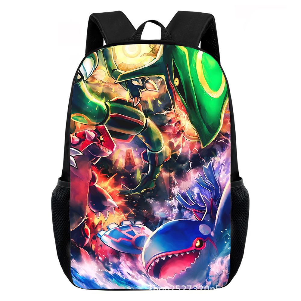 Cartoon Pikachu Backpacks Print Primary Software Backpacks for Boy and Girls Best Gifts Lightweight Cartoon School Bag for Kids