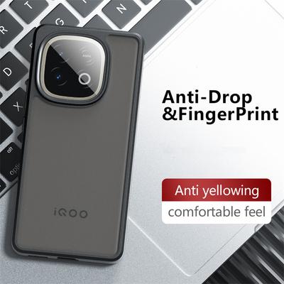 Durchscheinende Matte Hülle für Vivo iQOO Neo 10 Stoßfeste Matte Rückabdeckung Vivo iQOO Neo 10 Indien Hülle Für Vivo iQOO Neo 10 Hülle