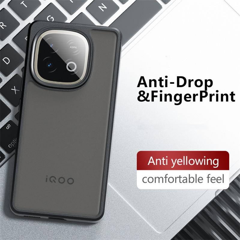 Translucent Matte Case For Vivo iQOO Z10 Turbo Plus Matte Cover Vivo iQOO Z10 Turbo Plus Case For Vivo iQOO Z10 Turbo Plus Case