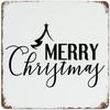 Christmas Metal Wall Art for Home Living Room Kitchen Decor
