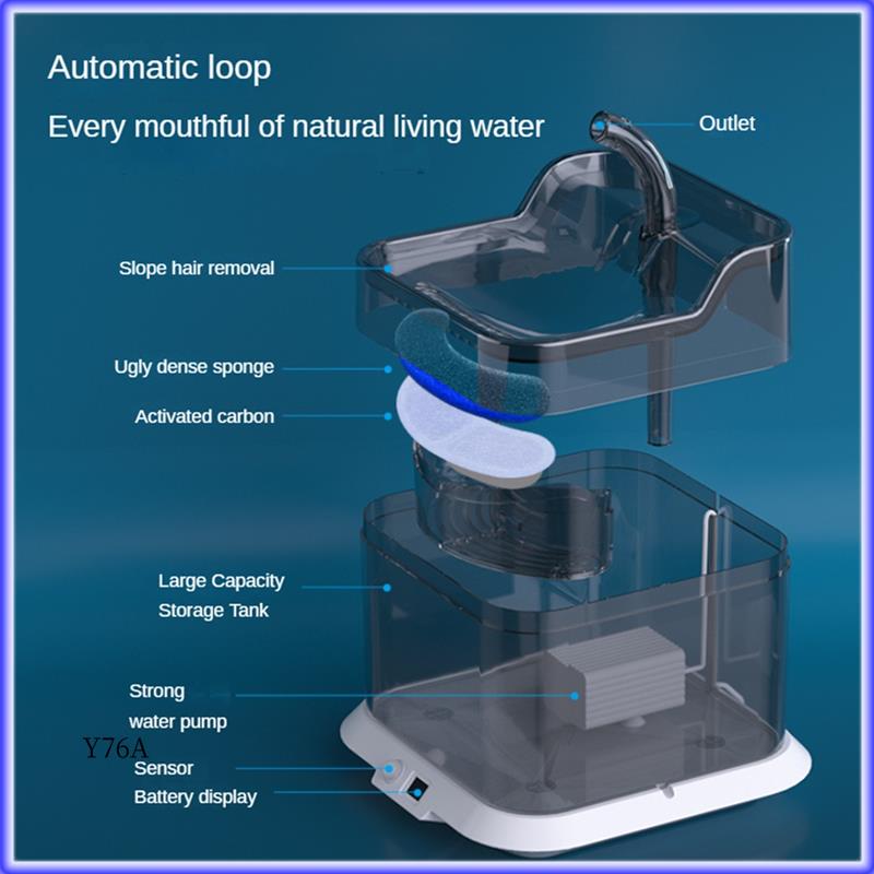 Good-3L Automatic Sense Dog Pet Water Drinker Dispenser Pets Dog Cats Drinking Fountain Automatic Pet Water Fountain