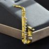 Stylish Collar Lapel Pin Saxophone Rhinestones Vintage Lapel Clothing Crystal Accessories Perfect for Wedding Engagement