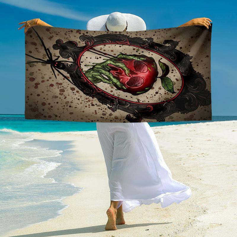 Purple Ghostly Dreamscape Towel Large Quick-Drying Microfiber Soft S-Square Pants-s Beach Towel for Travel Fitness Bathing Camping. 0730s148