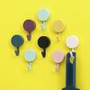 Easy Install Wall Hooks 10PCS Adhesive Hooks, Decorative Multi-colored Plastic Hangers, No Strong for Bags Drilling Required Colorful Storage