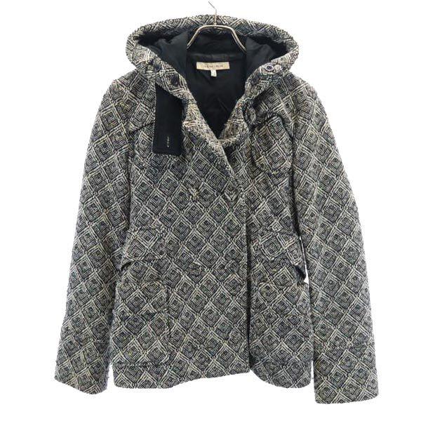 

SEE BY CHLOE шерстяная двубортная куртка-бушлат с ручкой-петлей 40 Черный Худи Женская Б/У