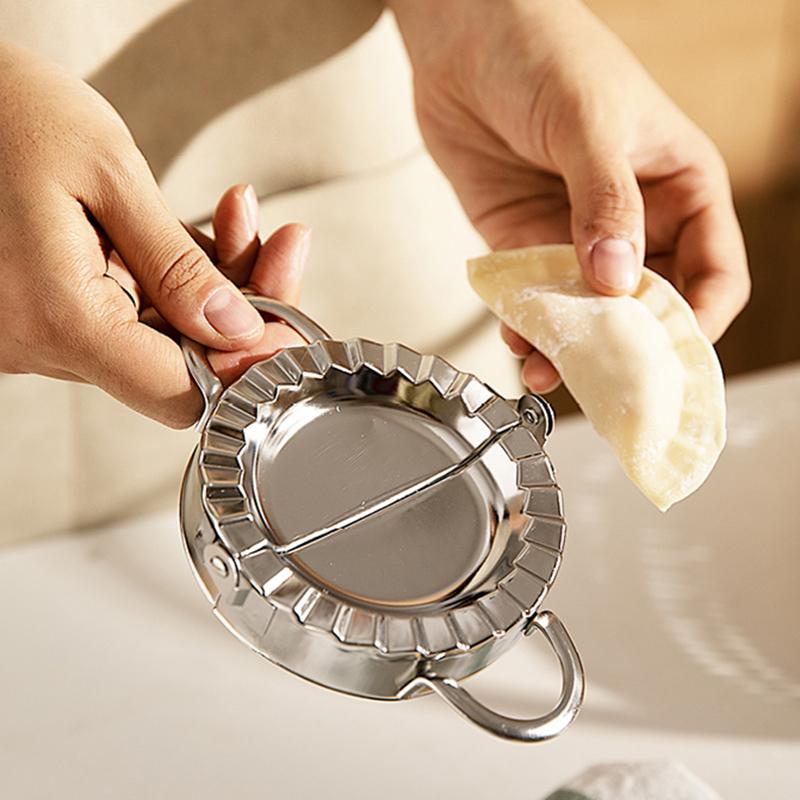 Dumpling Maker Stainless Steel Dumpling Mold Empanadas Ravioli Maker Metal Dumplings Press Gyoza Mould Gadgets Kitchen Utensils