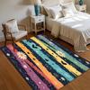 Colorful Bath Rug Rainbow Daisy Heart Non Slip for Bathroom Laundry Kids Room Baby Room Living Room Bathe Room Home Decor Gift
