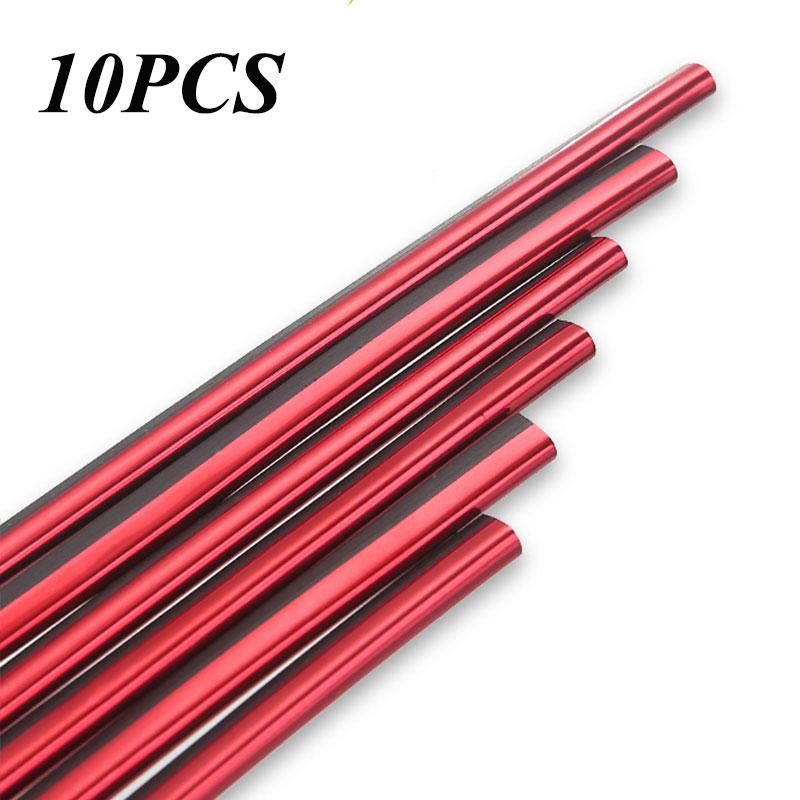 10 stuks 20cm Universele Auto Airconditioner Uitlaat Decoratieve U-vormige Sierstrips Decor Auto Styling Accessoires