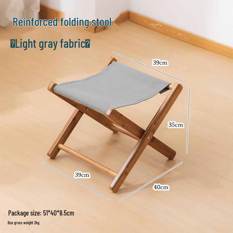 Premium Widened Bamboo Folding Lounge Chair for Home & Outdoor Use - Reinforced & Cool for Summer Relaxation