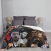 Chris Evans Blanket Fleece Flannel Summer Breathable Super Warm Ultra-Soft Chris Evans Throw Blankets For Bed Bedspread
