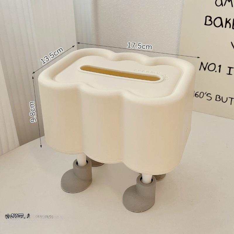 Desktop Tissue Box Household Living Room Cloud Pumping Paper Box Table Napkin Storage Box