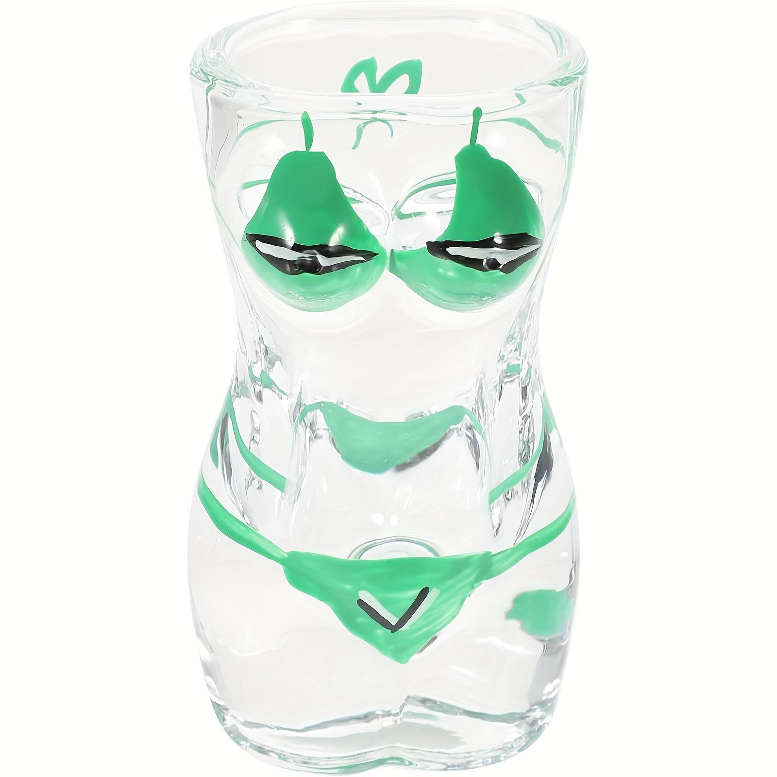 

1 шт. Стеклянная чашка в форме тела Пивная чашка Стеклянная чашка для напитка Идеальный забавный и прочный подарочный рюмка с вечеринкой для женщин и мужчин Декор для вечеринки Праздничные принадлежности H 400ml