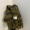 Maillard High End Plaid Scarf Shawl New Autumn and Winter Retro