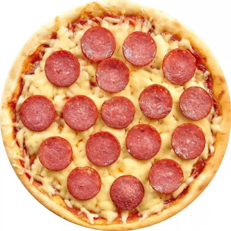 Stort pannekkenteppe Morsomme pannekakepizza-tepper Kålflanell Klimaanleggsteppe Kontorlurtepper for barn Bursdagsgave
