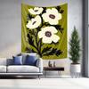 Modern Floral Tapestry Bedroom Living Room Wall Art Decor Fabric Hanging