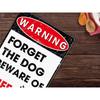 Man Cave Decor Funny Metal Signs Bar Pub Office Garage Wall Decor Forget Dog Beware Wife Aluminum Unique Decoration Item