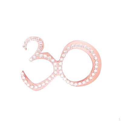 Birthday Glasses Eyeglasses Decoration Party Supplies Rhinestones Eye Eyewear for Easter,