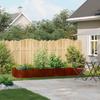 Planter Rustic 280x80x40 cm Weather Resistant Steel