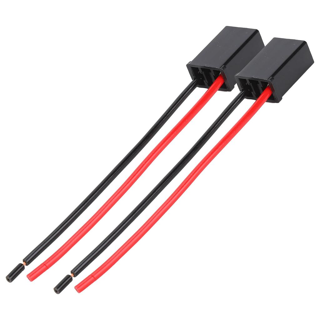 2Pcs Light Connector Female Lamp Socket Wiring Harness Kit for DIY Modification Plug Replacement