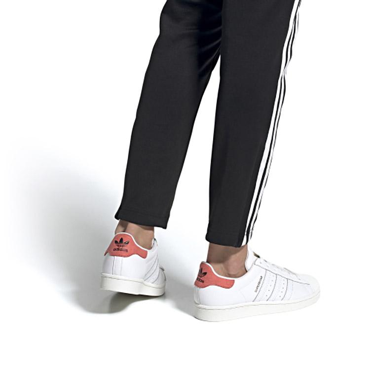 Adidas Originals Superstar Low Top Sneakers Women Sneakers White Pink FW8354