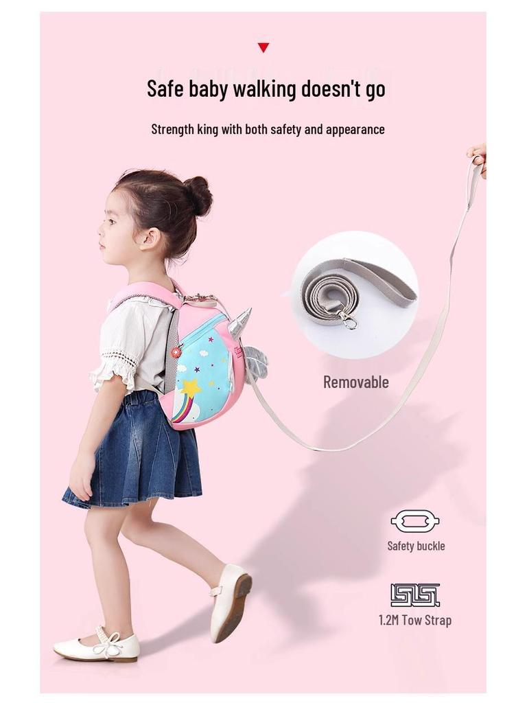 Kids' Cute Cartoon Mini Backpack for Ages 1-3: Perfect for Outings