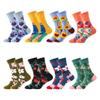 Cartoon Fruit Animal Cake Flower Mixed Colors, Pure Cotton, INS Fashion Brand, Net Red, Casual Fashion Socks for Men and Women