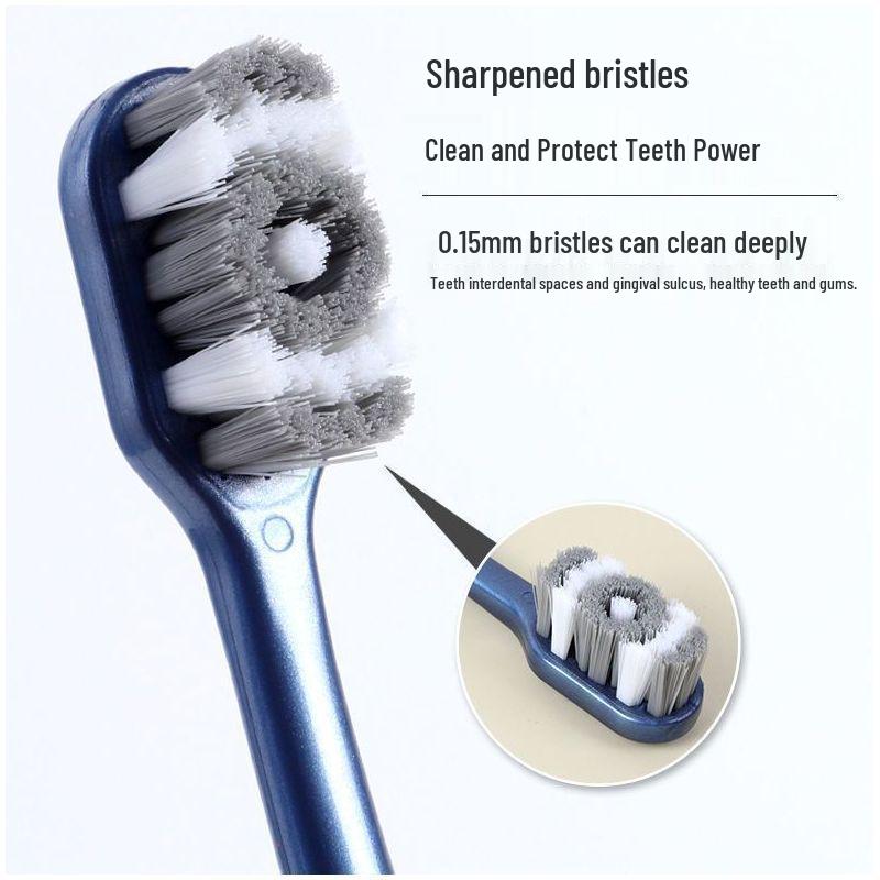 Durable Toothbrush Pack: Men's, Women's & Family – Extra Hard, Medium & Soft Bristles