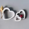 Romance Heart Shaped Silicone Mould for Wedding Valentines Candle Making and Craft Supplies