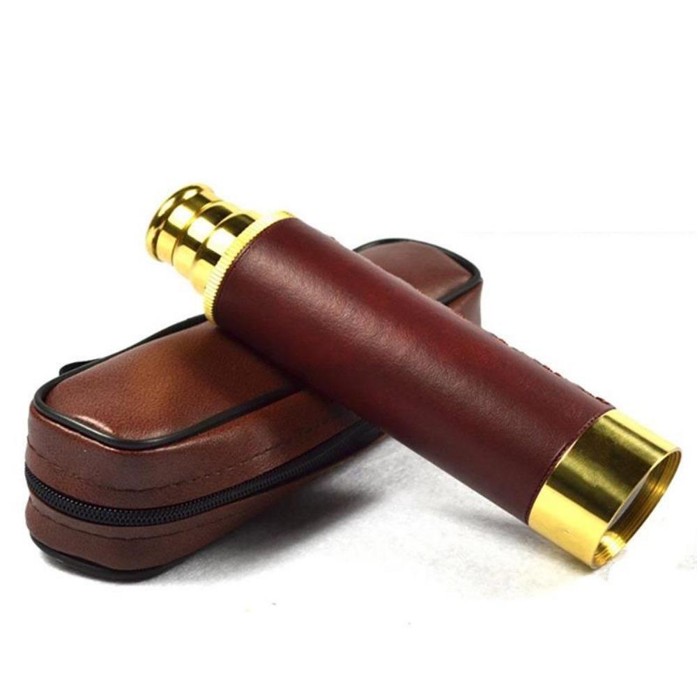 [Retro Monocular Telescope] Foldable Retro Monocular Telescope - Portable for Games, Traveling, Hiking, Hunting, Camping