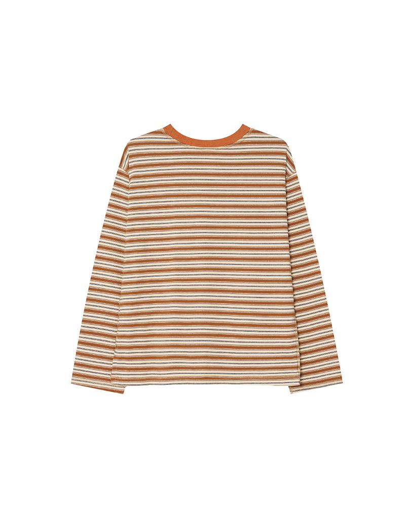 Seuteulaipeumagalin Stmg Logo Striped Long Sleeve Yellow