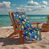 Rugrats In Paris Fashion Beach Towel: Ideal for Summer Adventures Soft, Absorbent and Quick Drying Suitable for Swimming and Bathing