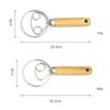Stainless Steel & Wood Dough Whisk Mixer for Kneading