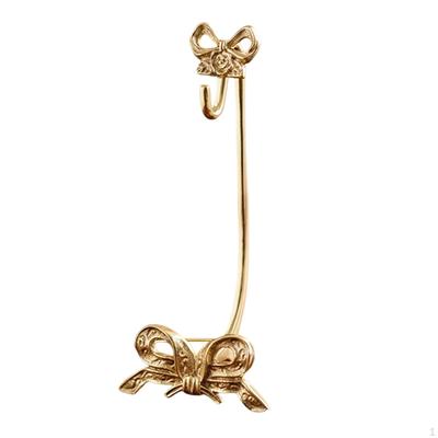 Brass Coffee Cup Holder, Tea Rack, Saucer Vintage Bow, Handmade for Study, Reception,