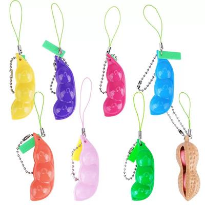 Jucării Fidget Edamame Squishy Breloc Ameliorarea Stresului Striviți Mazăre Fasole Drăguț Jucărie pentru Adulți Pachet Decompresie