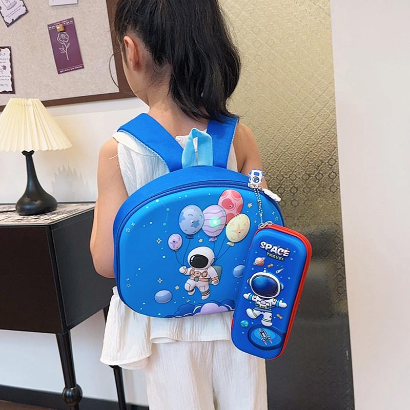 Stylish And Durable Eva Cartoon Astronaut Kids Backpack For Preschool Boys And Girls