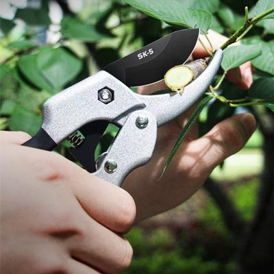 Garden Pruner Shears Carbon Steel Pruning Secateur Scissors Rough Branch Shears Garden Grafting Tools Branch Shear