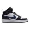 Nike Kids Court Borough Mid 2 White Black University Red DO5889-161