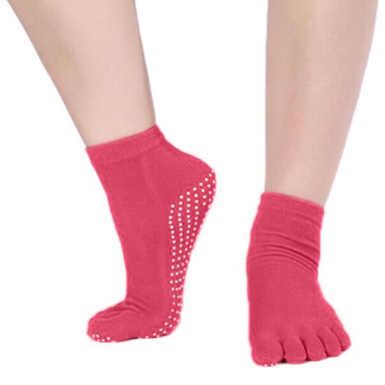 Women 5 Toes Yoga Gym Dance Sport Exercise Non Slip Massage Fitness Warm Socks