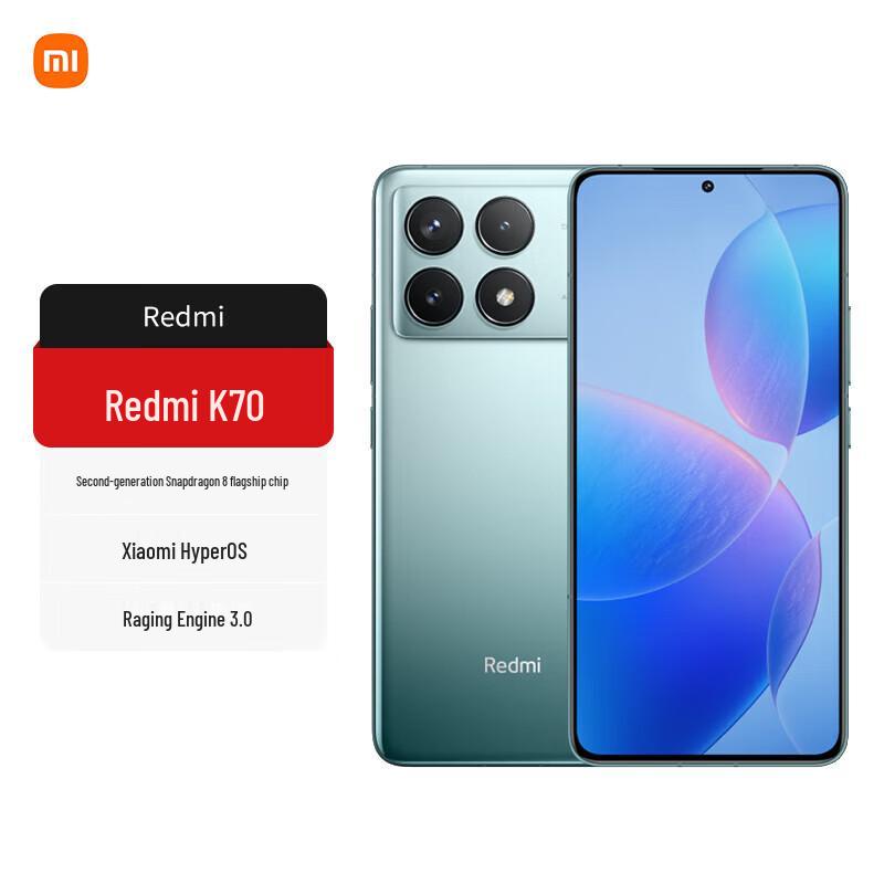 

Xiaomi Redmi K70 5G Smartphone (CN version) 12GB+256GB